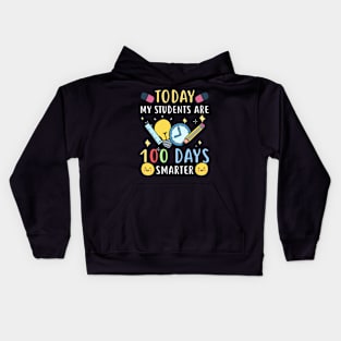 Today My Students Are 100 Days Smarter Kids Hoodie